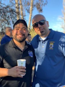 teamsters smiling together