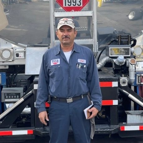 man standing in front of truck