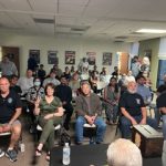 people in attendance for award ceremony