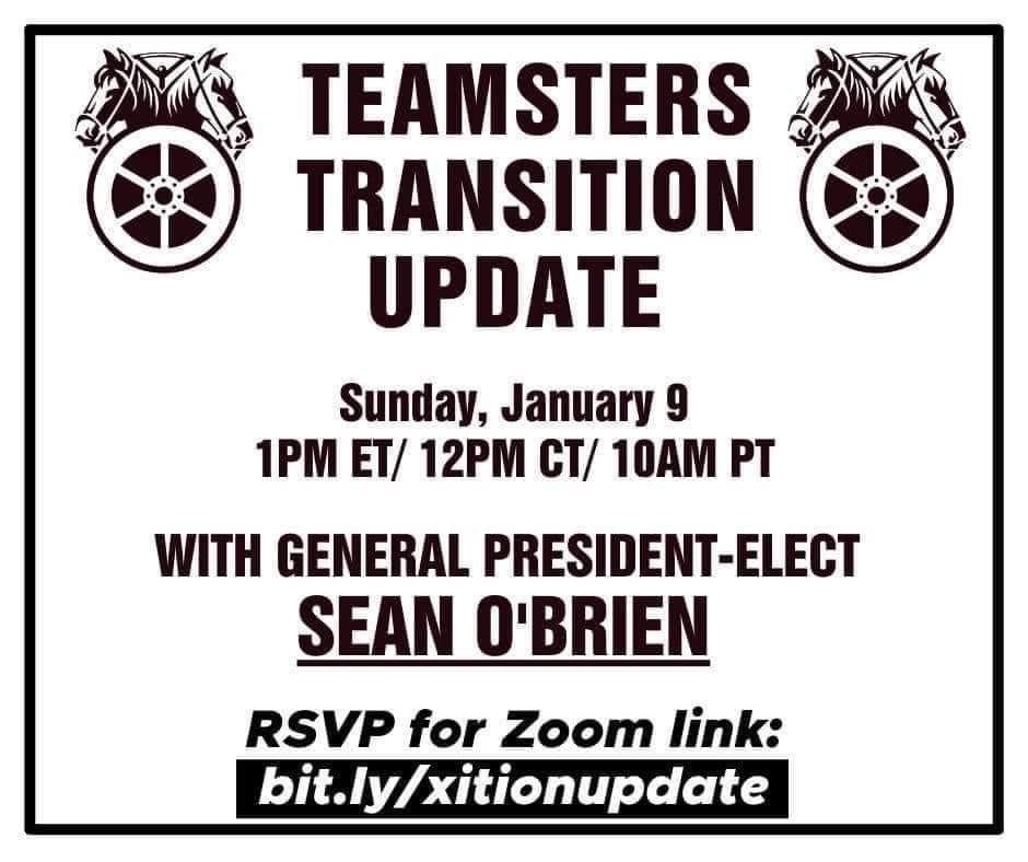 teamster transition update graphic